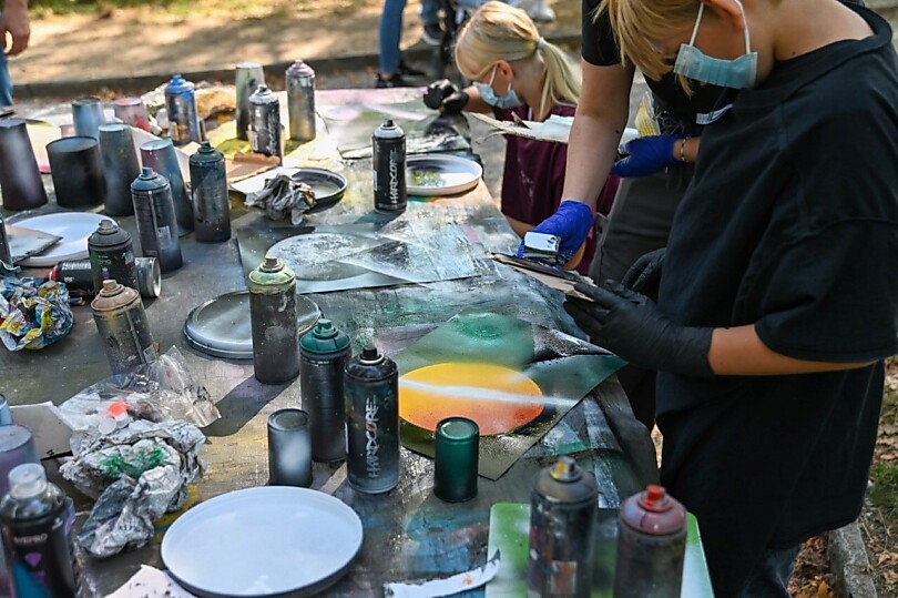 Angebot der Jugendarbeit: Sprayworkshop